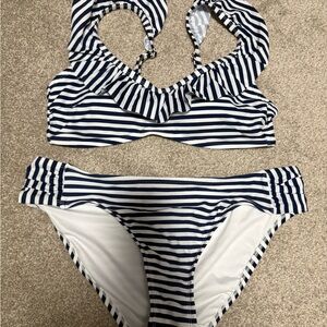 Vineyard Vines x Target Navy and White Bikini